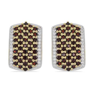 925 SILVER GARNET GEMSTONE CLUSTER EARRINGS – BULK SUPPLIER & MANUFACTURER